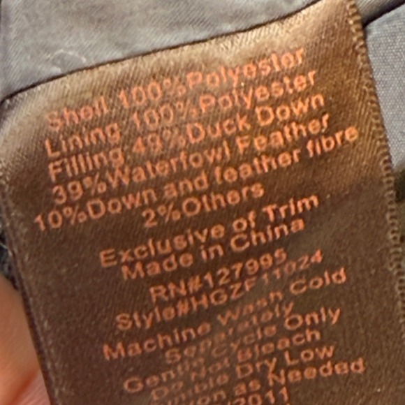 Hawke & Co. New York Mens Black Down Puffer Jacket‎ Coat 2XL - Picture 5 of 7